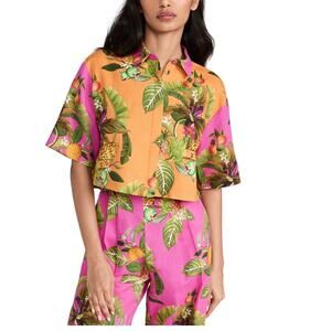 Borgo De Nor Tropical Multicolor Alani Shirt Size 12